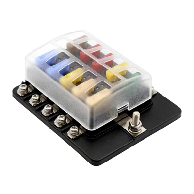 בלוק נתיך להב מסוף בורג 10 כיווני